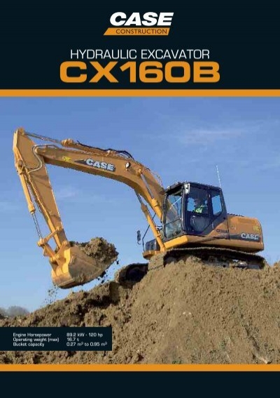 download Case CX180B TIER 3 Excavator able workshop manual