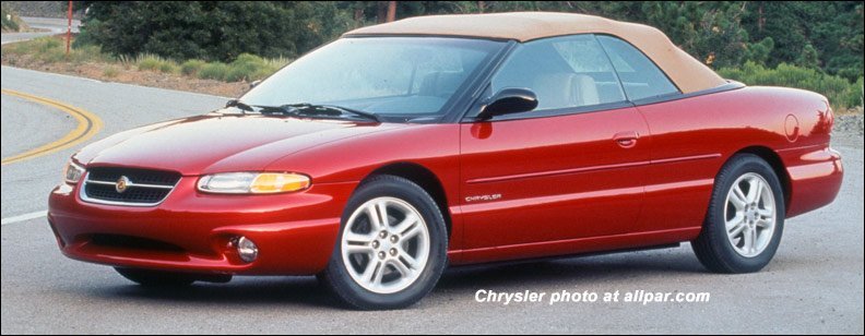 download Chrysler Dodge Stratus Convertible JX able workshop manual