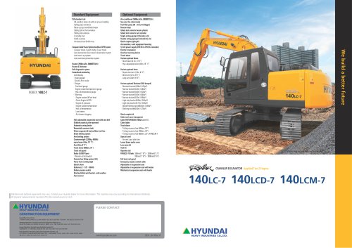 download HYUNDAI Crawler Excavator ROBEX R 140LC 7A able workshop manual