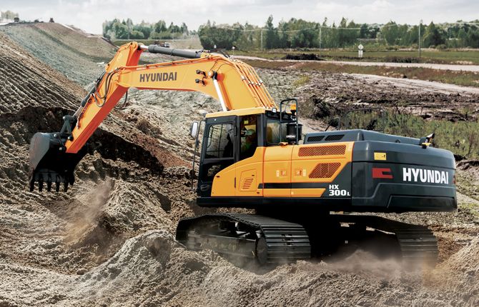 download HYUNDAI HX300L Crawler Excavator able workshop manual