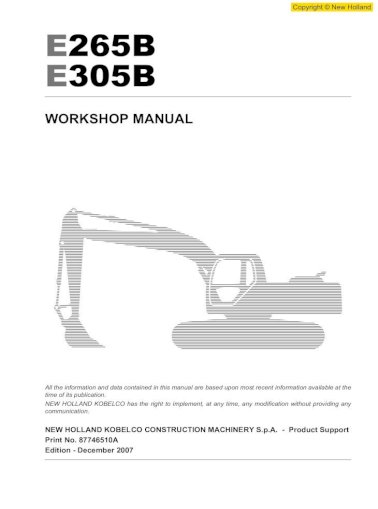 download Holland E135B able workshop manual