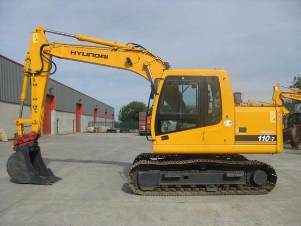 download Hyundai R110 7A Crawler Excavator able workshop manual