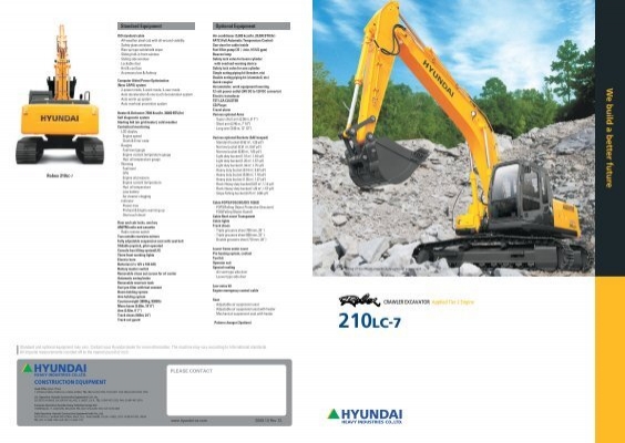 download Hyundai R210LC 7 Crawler Excavator able workshop manual