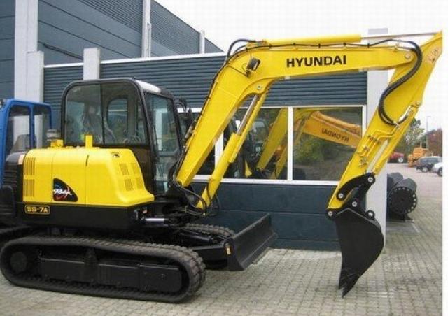 download Hyundai R55 7 Crawler Excavator able workshop manual