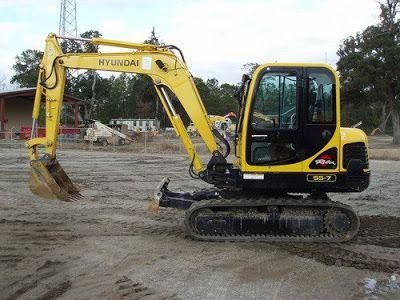 download Hyundai R55 7 Crawler Excavator able workshop manual