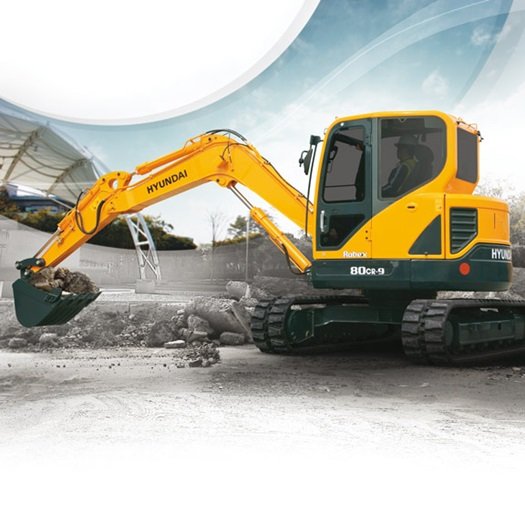 download Hyundai R80CR 9 Crawler Excavator able workshop manual