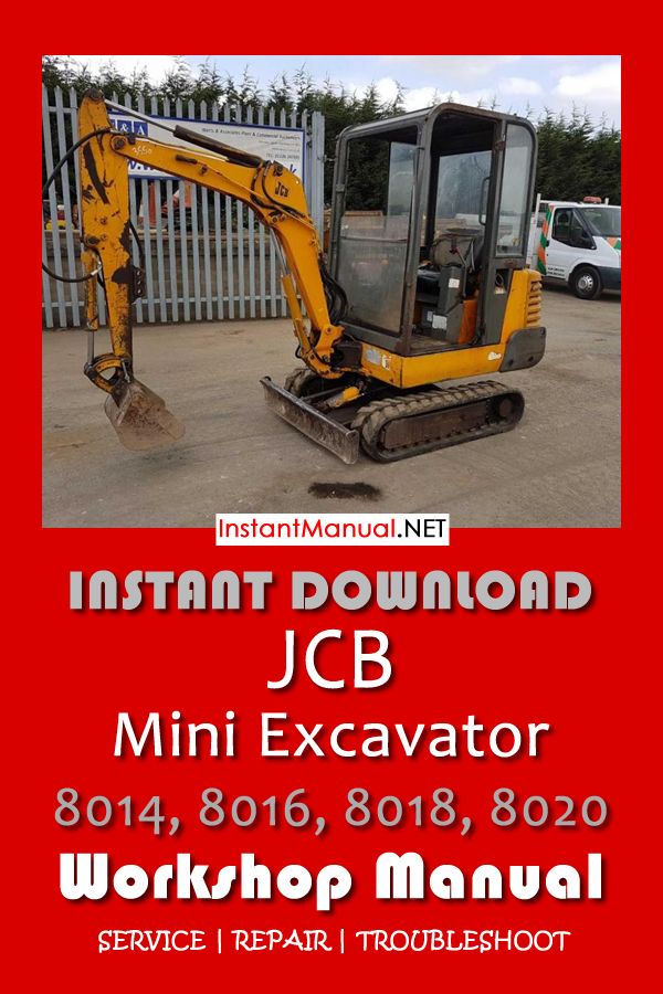 download JCB 802 Super Mini Excavator able workshop manual