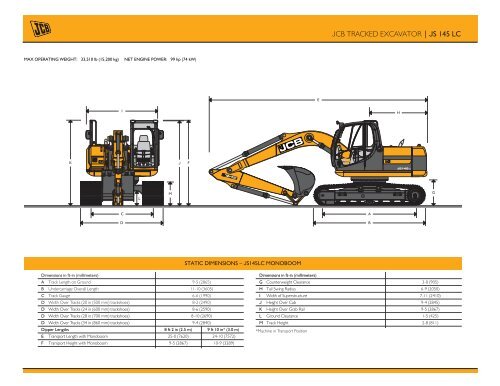 download JCB JS145 Tier 3 Auto Tracked Excavator able workshop manual