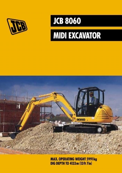 download JCB Midi Excavator 8052 able workshop manual