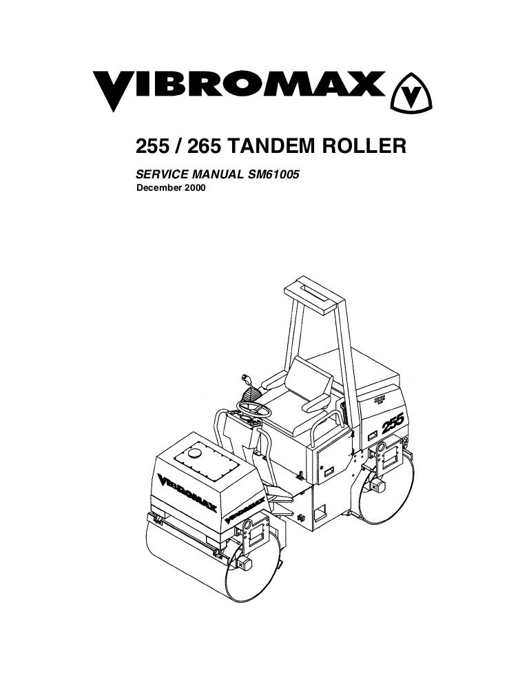 download JCB VIBROMAX 752C TandEM DRUM ROLLER able workshop manual
