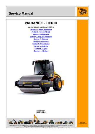 download JCB VM115 Tier III Vibromax able workshop manual