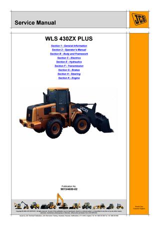 download JCB WHEELED Loader 410 able workshop manual