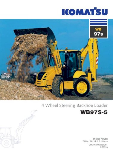 download KOMATSU WB97S 2 Operation able workshop manual