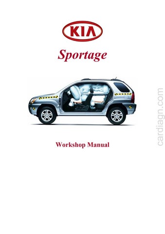 download Kia Sportage 2.7L able workshop manual