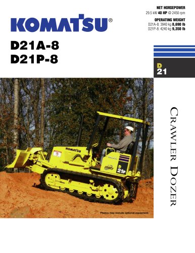 download Komatsu D21A 5 Bulldozer able workshop manual