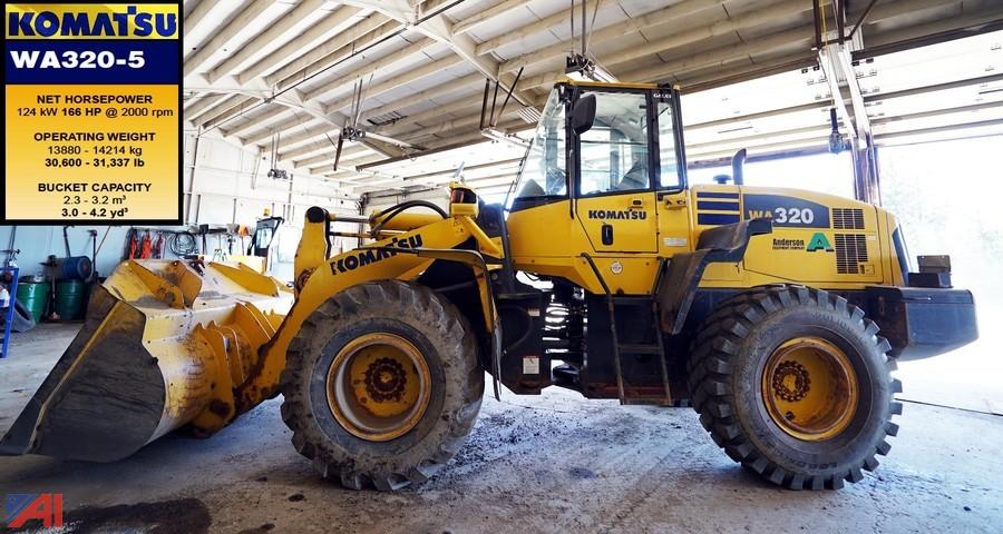 download Komatsu WA320 5 Wheel loader able workshop manual