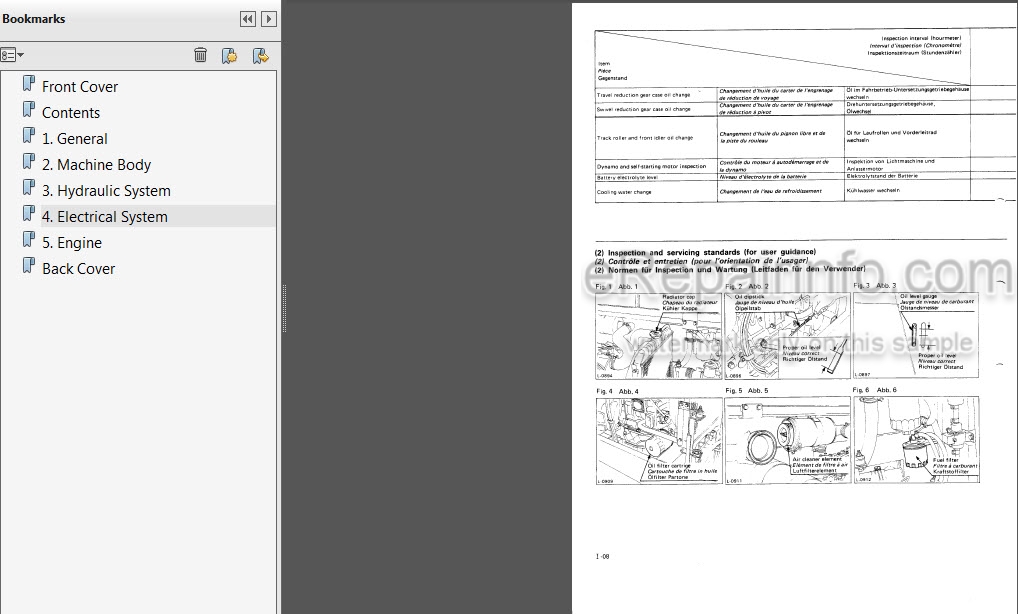 download Kubota KH51 KH61 KH 51 KH 61 Excavator able workshop manual