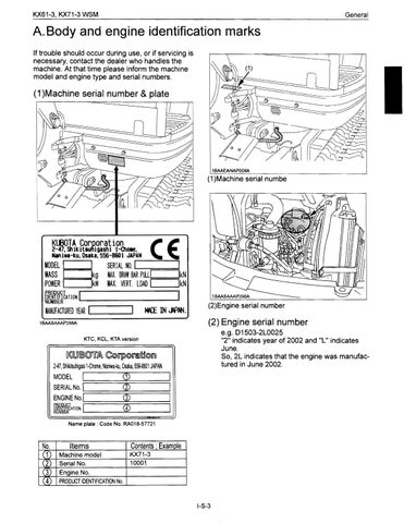 download Kubota KX61 3 KX71 3 Excavator able workshop manual