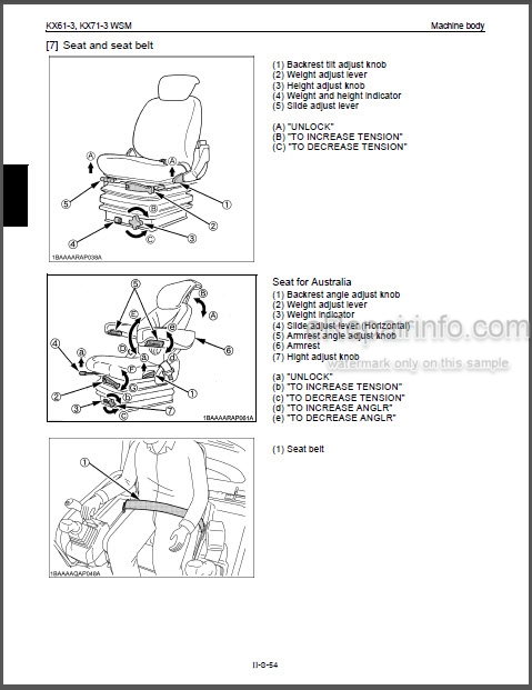 download Kubota KX61 3 KX71 3 Excavator able workshop manual