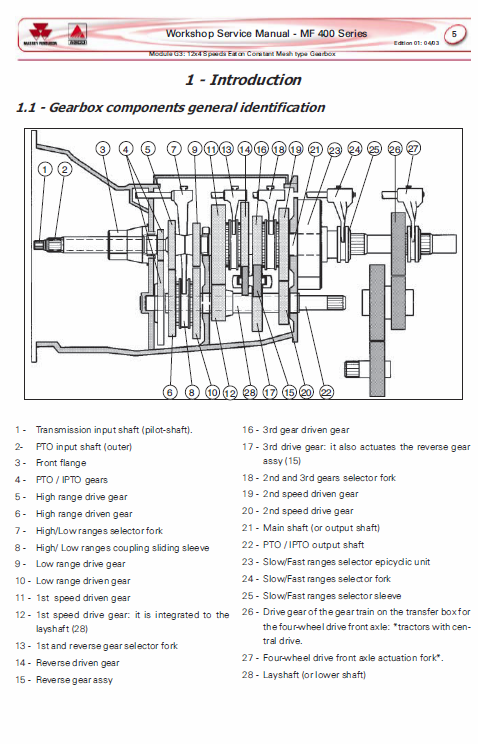 download Massey Ferguson MF255 MF265 MF270 MF275 MF290 tractor workshop manual