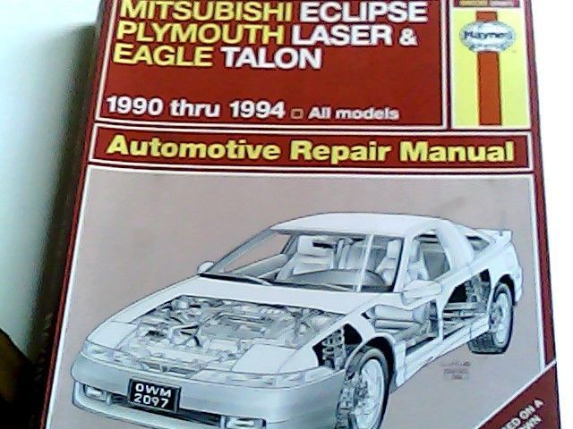 download Mitsubishi Eclipse Laser Talon workshop manual
