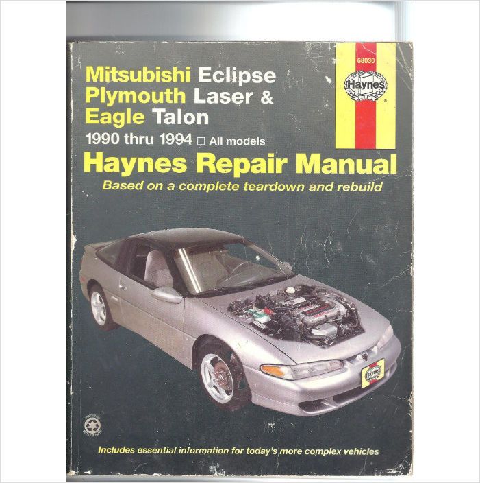 download Mitsubishi Laser Talon Eclipse workshop manual