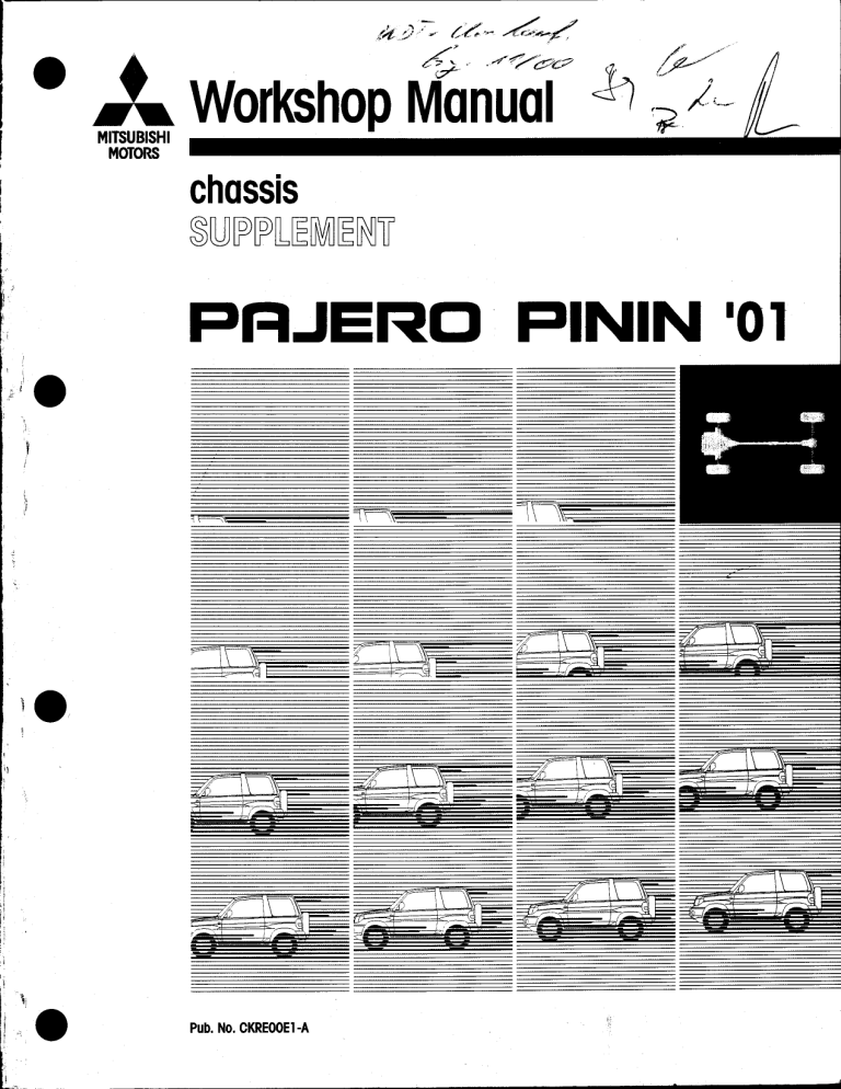 download Mitsubishi Pajero Pinin able workshop manual