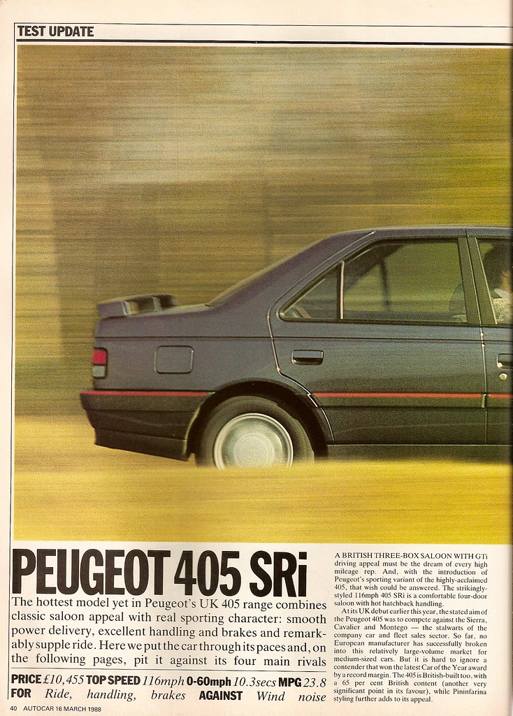 download Peugeot 405 workshop manual