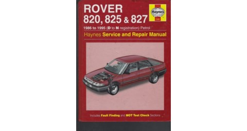 download ROVER 820 825 827 workshop manual