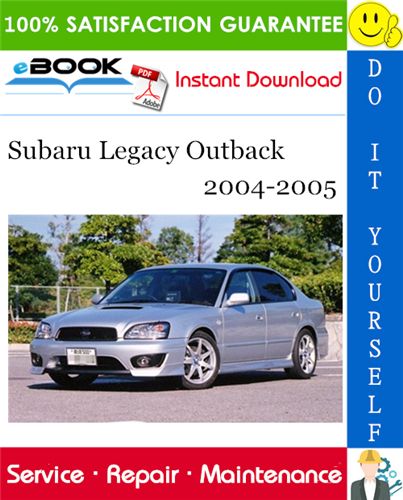 download SUBARU LEGACY OUTBACK workshop manual