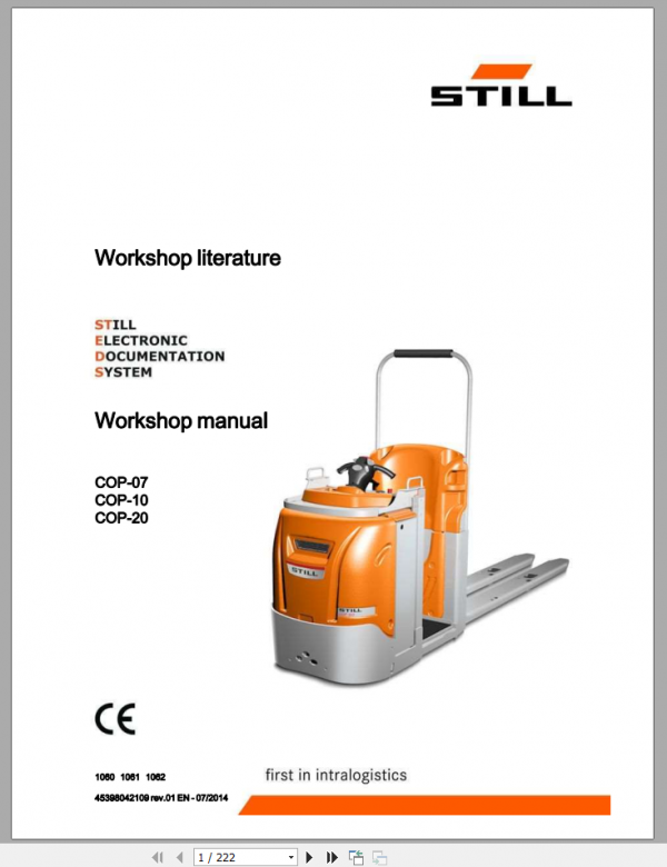 download Still FM 4W 25 Forklift able workshop manual