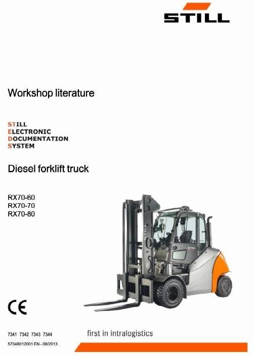 download Still RX70 60 RX70 70 RX70 80 Forklift Truck able workshop manual