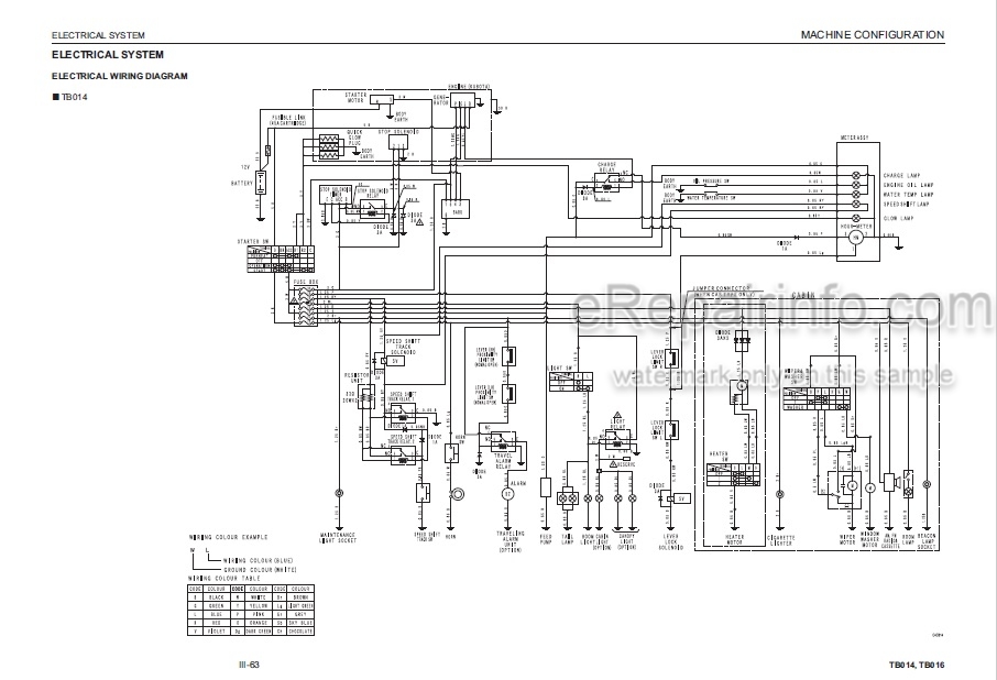 download Takeuchi TB014 excavator . able workshop manual