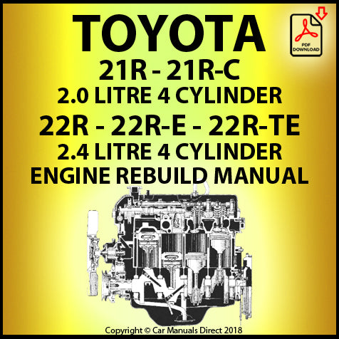 download Toyota 22R 22R E engine manual workshop manual