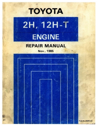 download Toyota 2H 12H T engine manual workshop manual