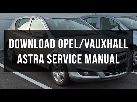 download VAUXHALL ASTRA OPEL ASTRA Shop workshop manual